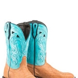 Stetson Florence (Blue) - Women's Leather Cowgirl Boot - Hatcountry