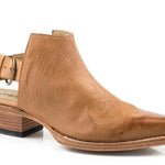 Stetson Grace (Tan) - Women's Leather Cowgirl Mule Boot - Hatcountry