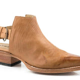 Stetson Grace (Tan) - Women's Leather Cowgirl Mule Boot - Hatcountry