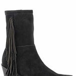 Stetson Halle (Black) - Women's Leather Suede Cowgirl Boot - Hatcountry