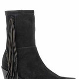 Stetson Halle (Black) - Women's Leather Suede Cowgirl Boot - Hatcountry