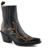 Stetson Greta (Black) - Women's Leather Cowgirl Boot - Hatcountry