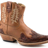 Stetson Bea (Brown) - Women's Leather Cowgirl Boot - Hatcountry