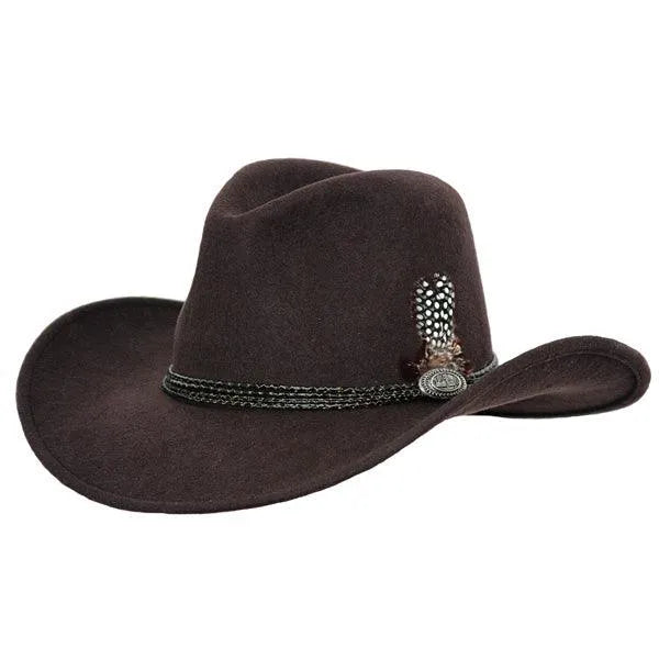 Outback Shy Game - Wool Felt Outdoorsman Hat - Hatcountry