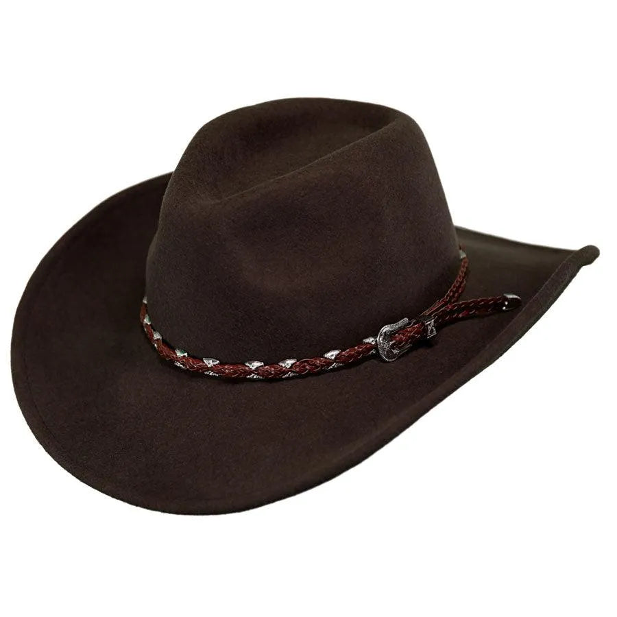 Outback Wallaby - Soft Wool Felt Outdoorsman Hat - Hatcountry