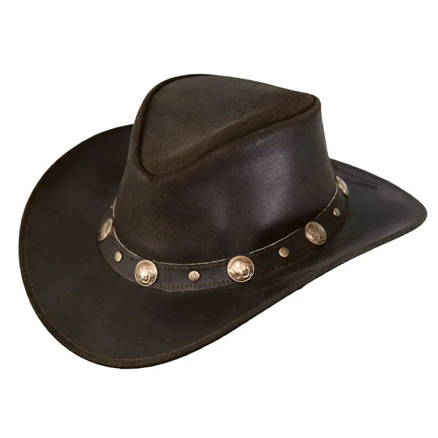 Outback Rawhide - Leather Outdoorsman Hat - Hatcountry
