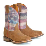 Tin Haul Little Patriot / Americana Sole (Red, White, & Blue) - Little Kids/Big Kids Leather Cowboy Boots - Hatcountry