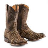Tin Haul Dream Weaver/Bronc Rider - Men's Leather Cowboy Boot
