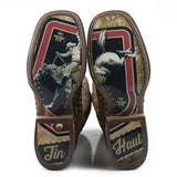 Tin Haul Dream Weaver/Bronc Rider - Men's Leather Cowboy Boot