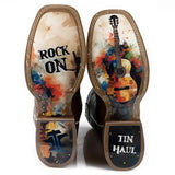Tin Haul Guitar Man/Rock On - Men's Leather Cowboy Boot