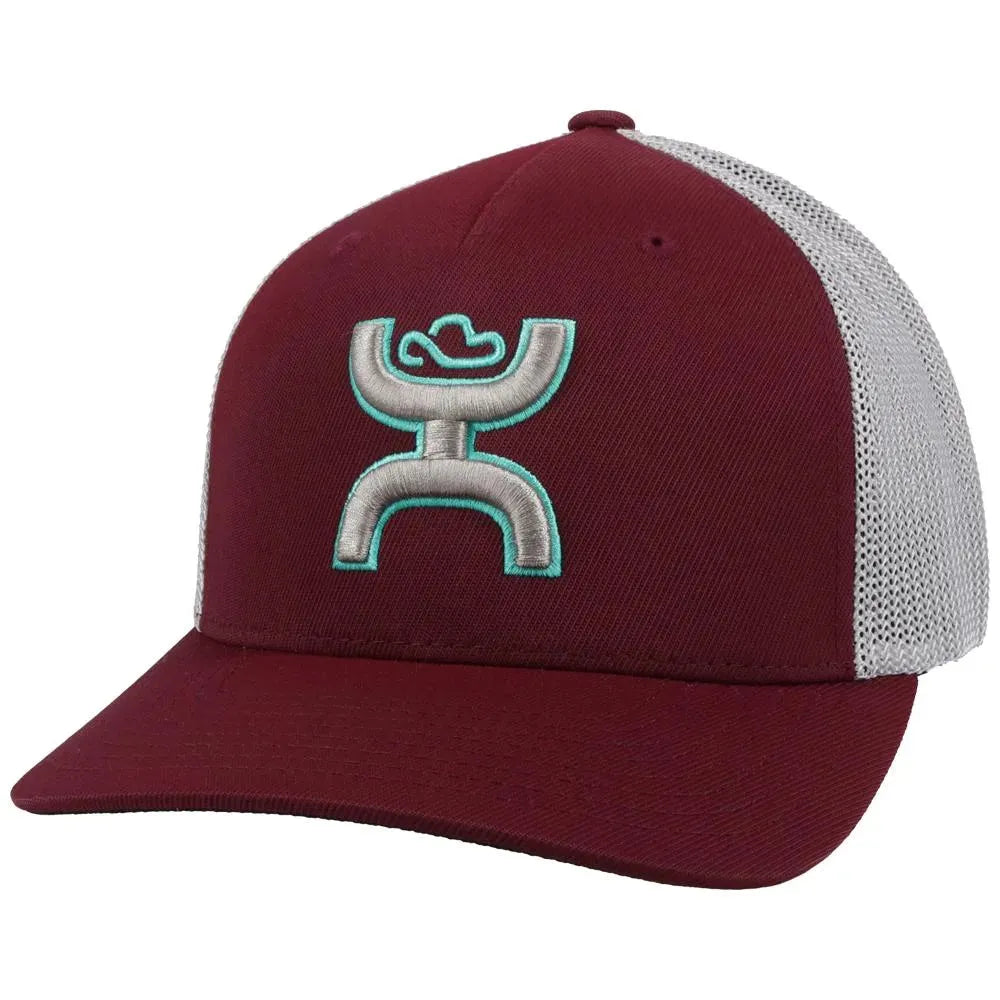 HOOey Coach (Maroon/Grey) - Trucker Cap - Hatcountry