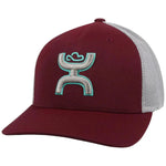 HOOey Coach (Maroon/Grey) - Trucker Cap - Hatcountry