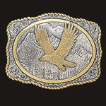 Crumrine Eagle Soaring - Belt Buckle - Hatcountry