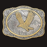 Crumrine Eagle Soaring - Belt Buckle - Hatcountry