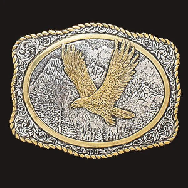 Crumrine Eagle Soaring - Belt Buckle - Hatcountry