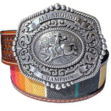 3D Bull Rider Serape - Children's Belt - Hatcountry