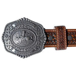 3D Bull Rider Serape - Children's Belt - Hatcountry