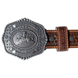 3D Bull Rider Serape - Children's Belt - Hatcountry