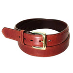 3D Smooth Leather Belt (Brown -1013)-Mens Belt - Hatcountry