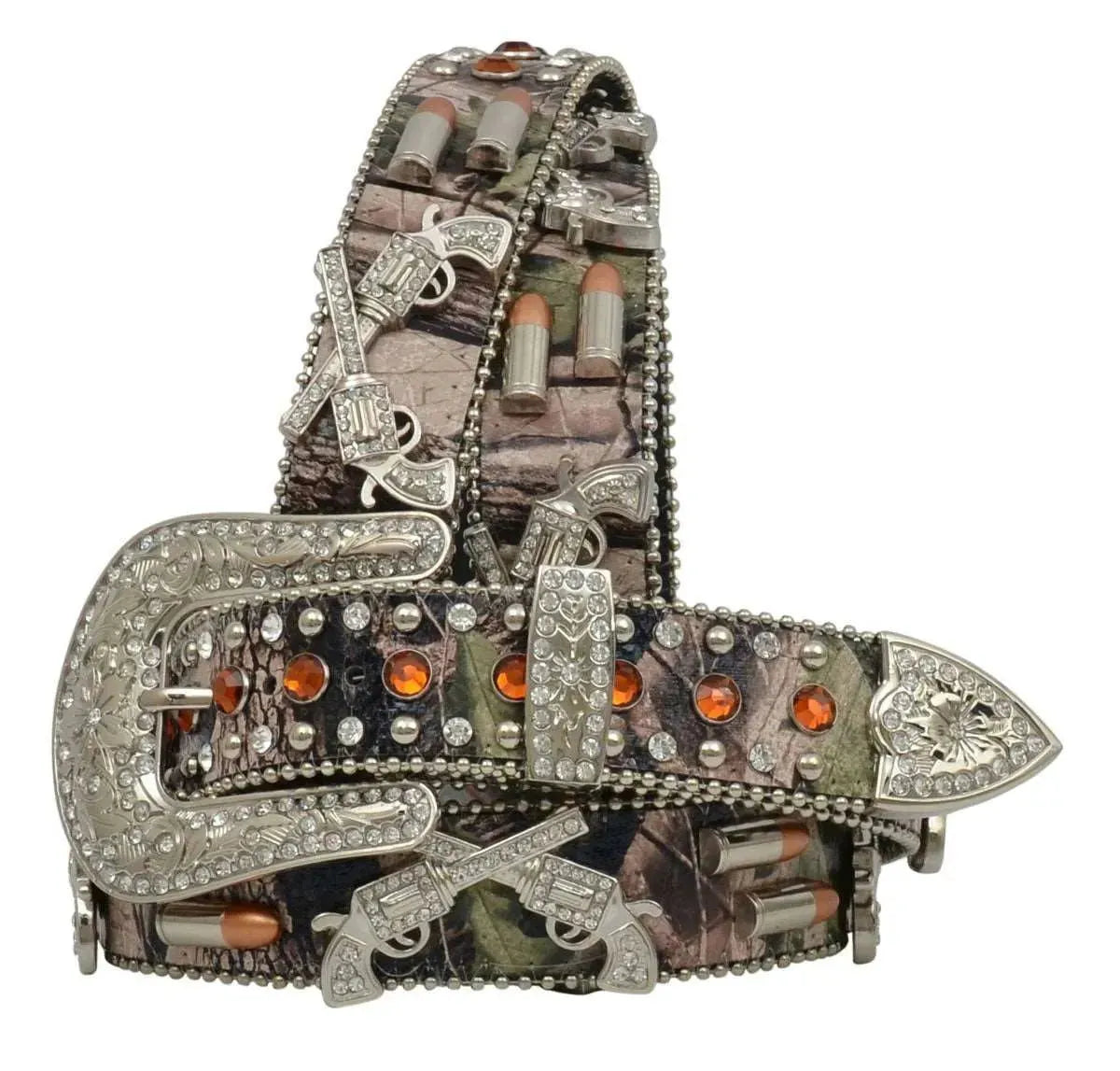 3D Topaz Studded Camo Belt - Womens Belt - Hatcountry