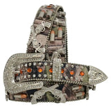 3D Topaz Studded Camo Belt - Womens Belt - Hatcountry