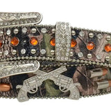 3D Topaz Studded Camo Belt - Womens Belt - Hatcountry
