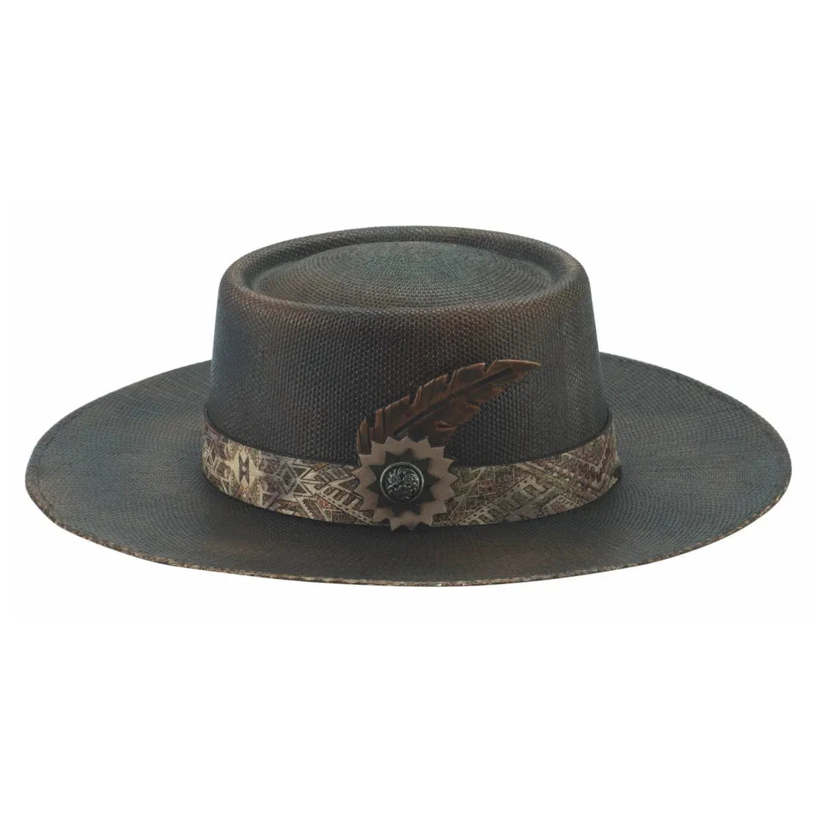 Bullhide Unusual - Bangora Straw Gambler Hat - Hatcountry