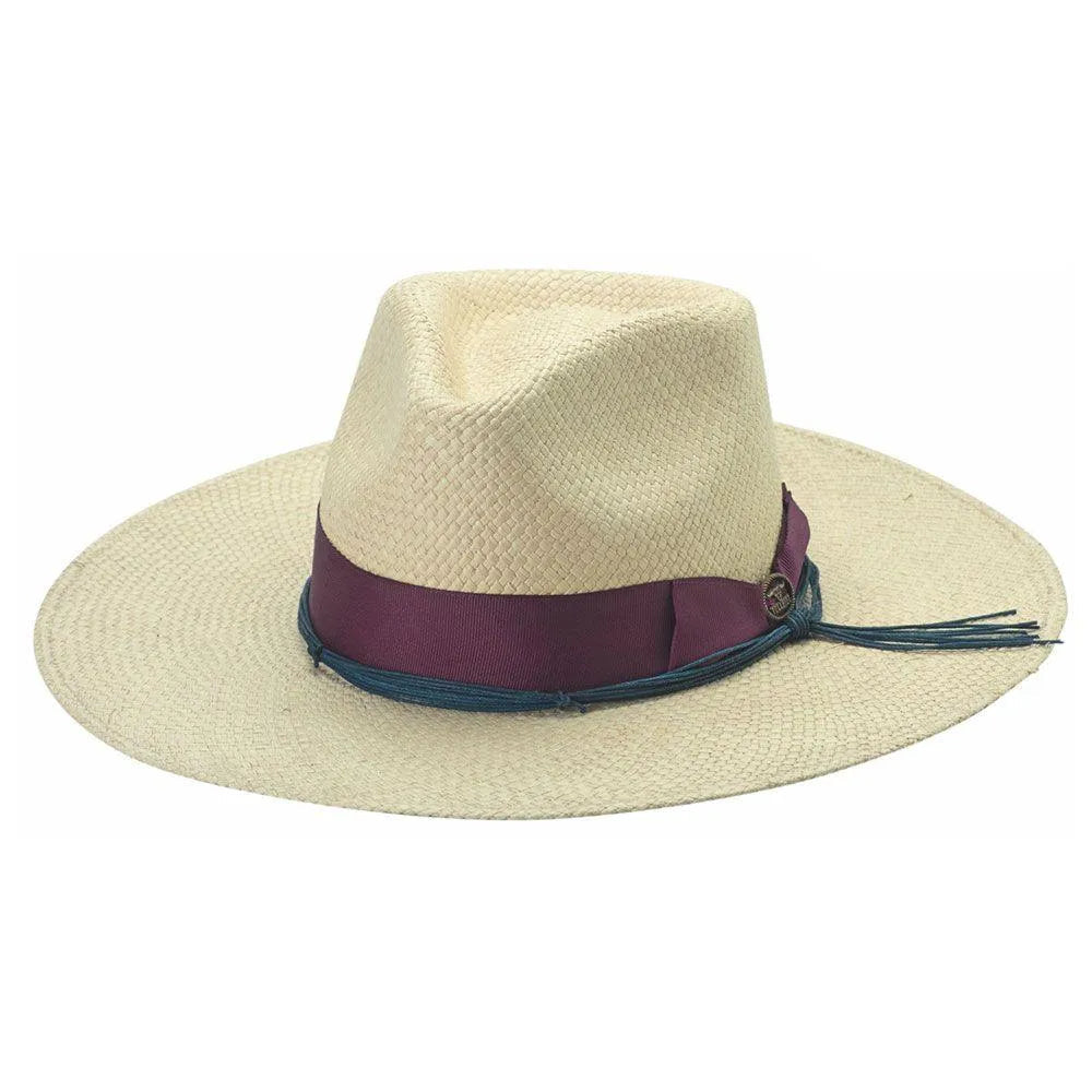 Bullhide Hard to Take - Wide Brim Panama Straw Fedora Hat - Hatcountry