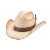 Bullhide Moonshine - Genuine Panama Straw Cowboy Hat - Hatcountry