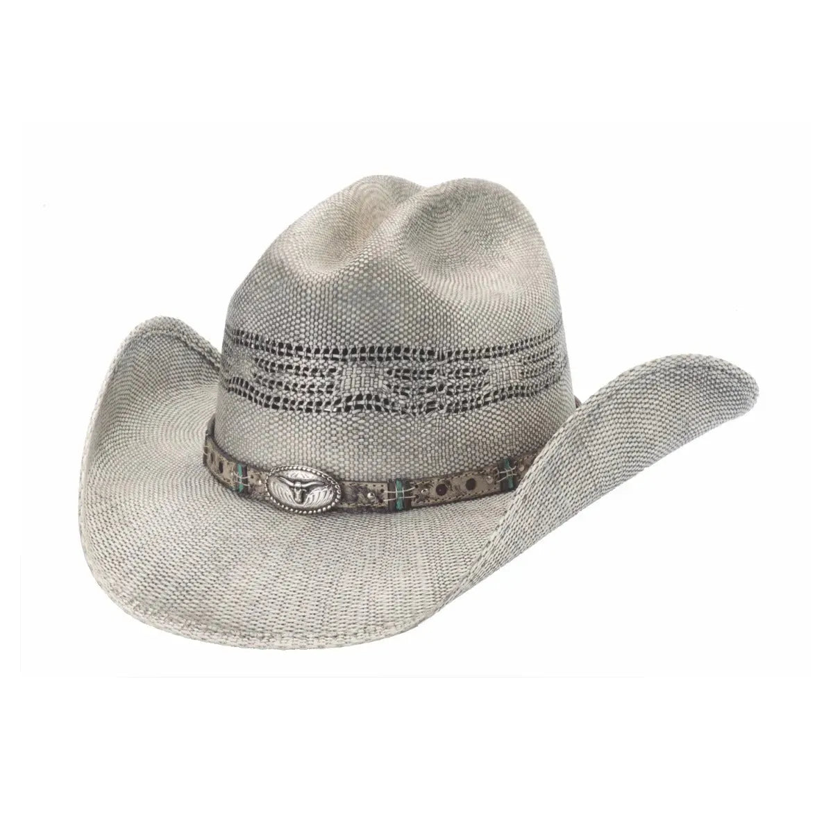 Bullhide Whip Cracking - Bangora Straw Cowboy Hat - Hatcountry
