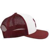 HOOey University of Montana (White/Maroon) - Trucker Cap
