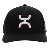 HOOey Mississippi State (Black/Grey/Maroon) - Fitted Trucker Cap