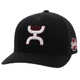 HOOey Mississippi State (Black/Grey/Maroon) - Fitted Trucker Cap