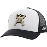 HOOey Purdue University  (Black/White/ Gold) - Trucker Cap