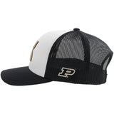 HOOey Purdue University  (Black/White/ Gold) - Trucker Cap