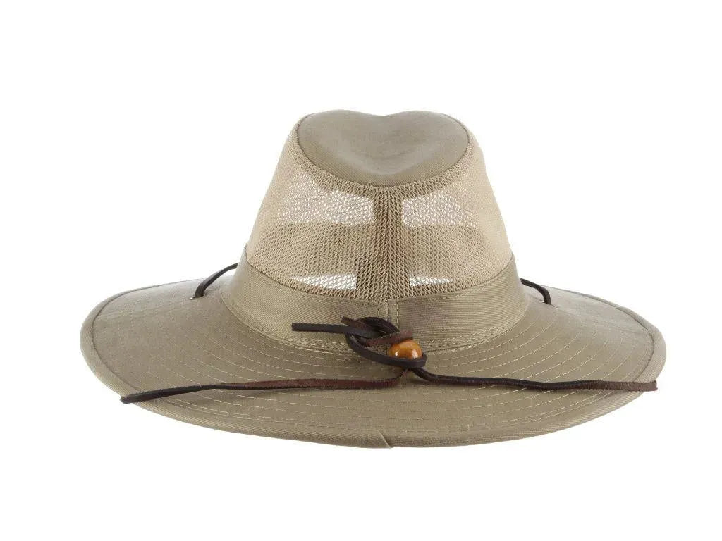 Dorfman Pacific Traveler - Canvas Outback Fedora Hat - Hatcountry