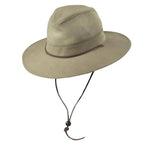 Dorfman Pacific Traveler - Canvas Outback Fedora Hat - Hatcountry