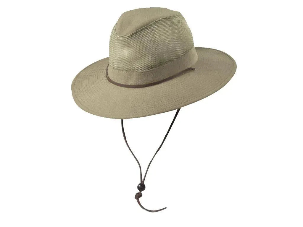 Dorfman Pacific Traveler - Canvas Outback Fedora Hat - Hatcountry
