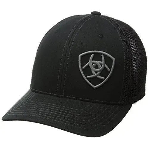 ARIAT Shadow Rider Shield (Black) - Trucker Cap - Hatcountry