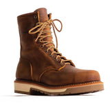 Abilene 8" Lumberjack (Steel Toe) - Dual Density Sole Men's Leather Cowboy Boots - Hatcountry