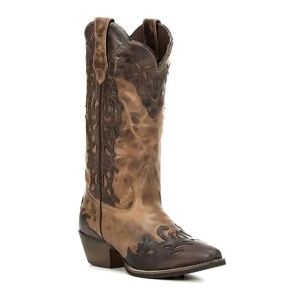 Stetson Abilene (Brown) - Women's Leather Cowgirl Boot main image 1