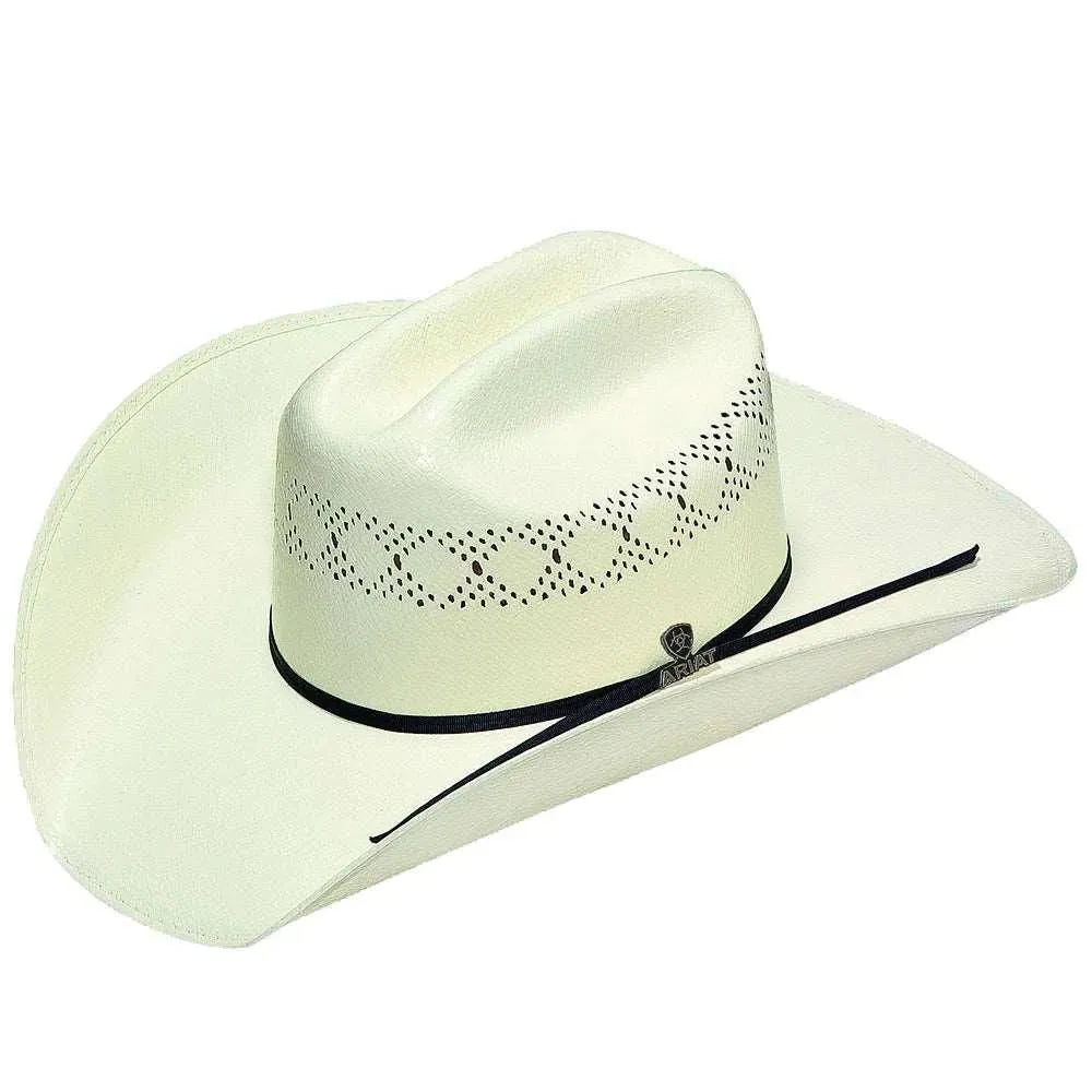 Ariat 2 Ply Cattleman A73134 10X Shantung Straw Cowboy Hat Hatcountry HatCountry