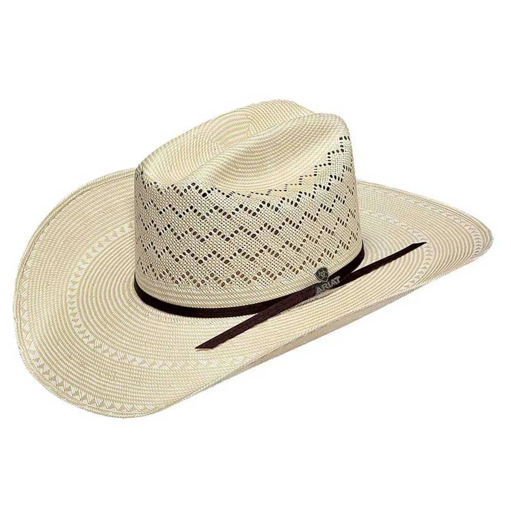 Ariat Cattleman (A73122) - (20X) Shantung Straw Cowboy Hat - Hatcountry