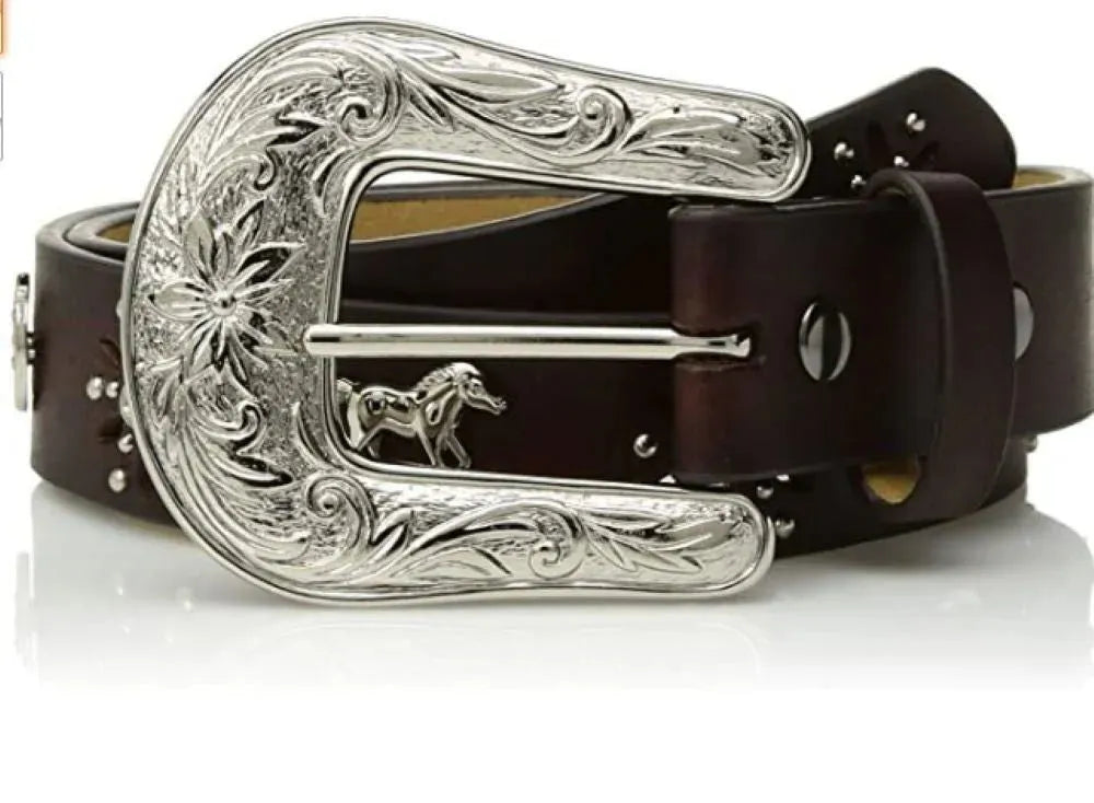 Ariat Girls Horse and Horseshoe - Children's Belt - Hatcountry