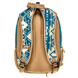 HOOey "Rockstar" Aztec Pattern (Teal/White/Tan) - Backpack