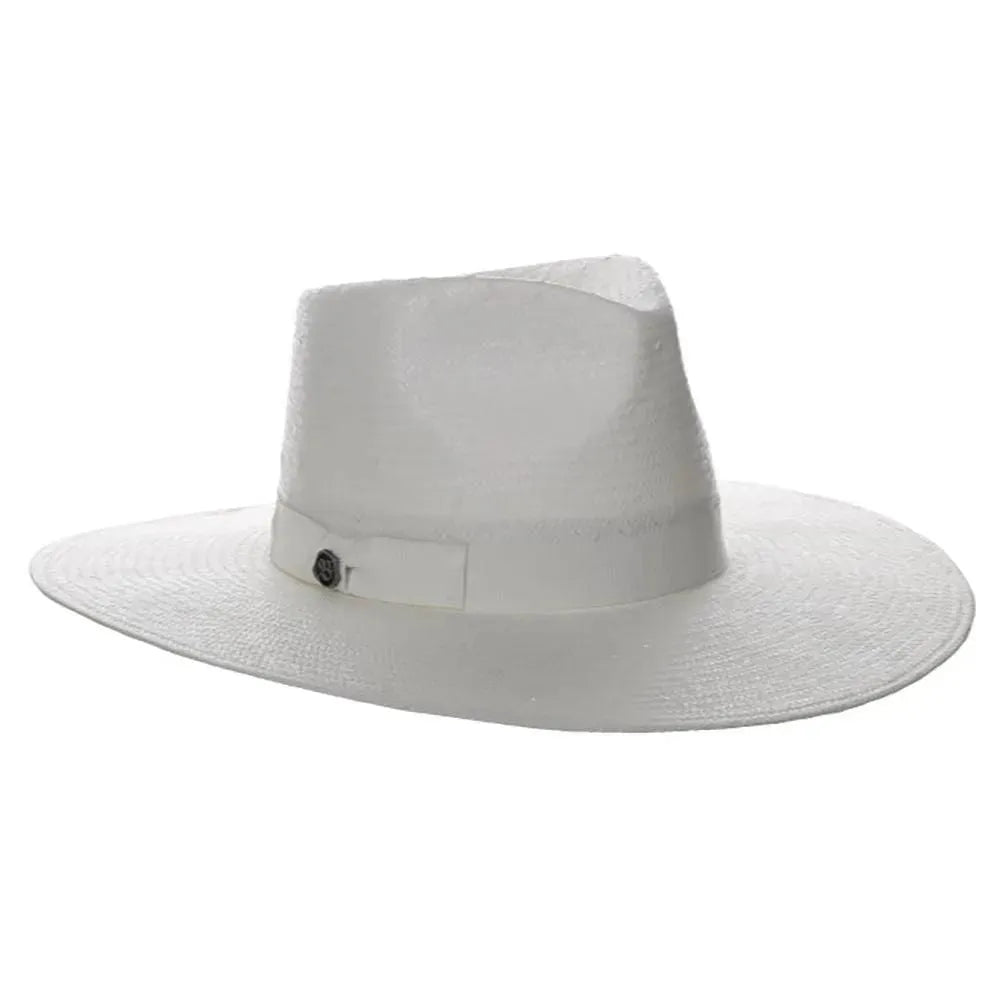Biltmore Carolina - Wide Brim Toyo Straw Fedora Hat - Hatcountry