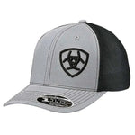 ARIAT Storm Offset Shield (Grey/Black) - Trucker Cap - Hatcountry