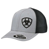ARIAT Storm Offset Shield (Grey/Black) - Trucker Cap - Hatcountry