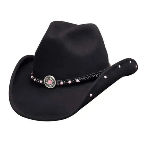 Hicarer 12-Piece Western Cowboy Hat Set – Plastic Felt Wide Brim Hats For Costume Parties (Men & Women)