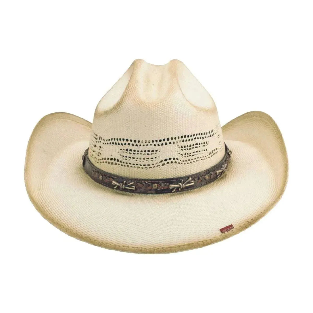 Bullhide Barb Wire - Bangora Straw Cowboy Hat - Hatcountry